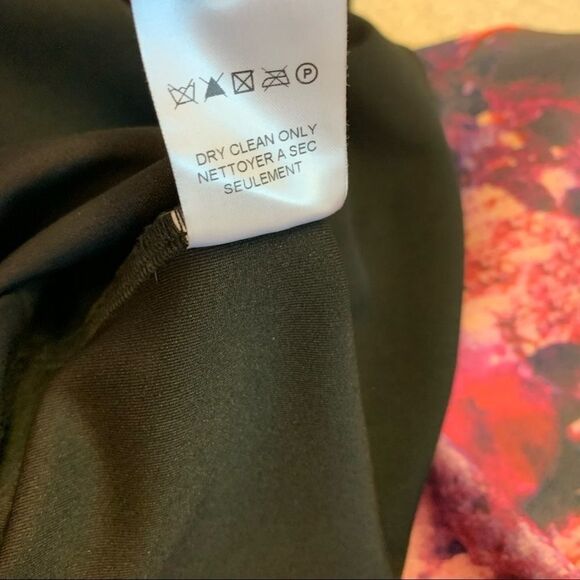 ESSENTIALS by ABS pink red flower floral skirt size 6 - Picture 7 of 10